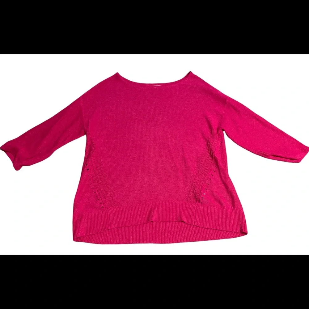 Anthropologie Size S Mayfield Knit LinenSweater Top - Picture 1 of 3
